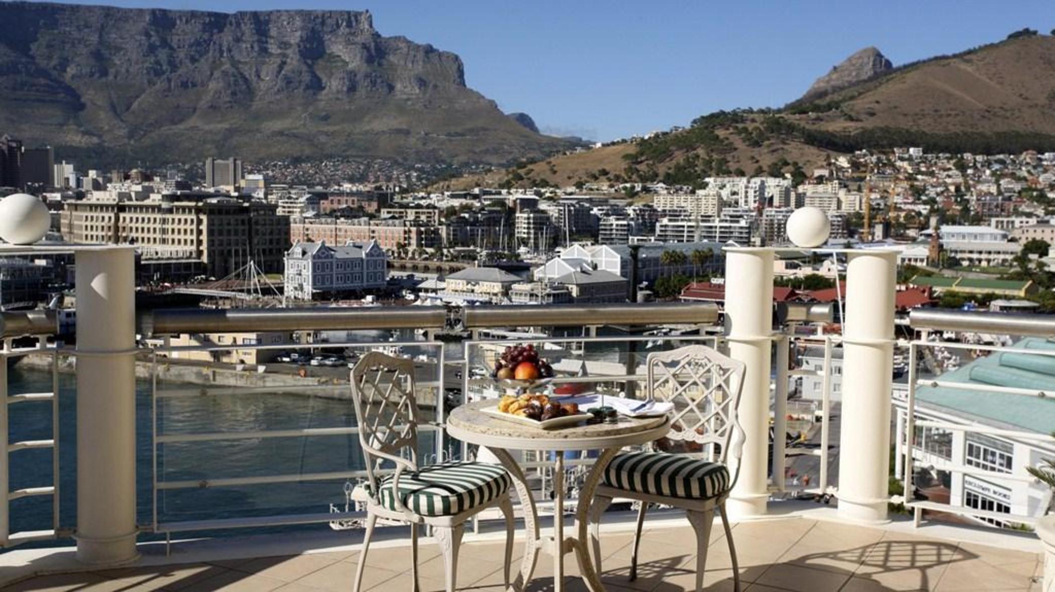 더 테이블 베이 호텔 케이프타운 외부 사진 View of Table Mountain from the Cape Grace